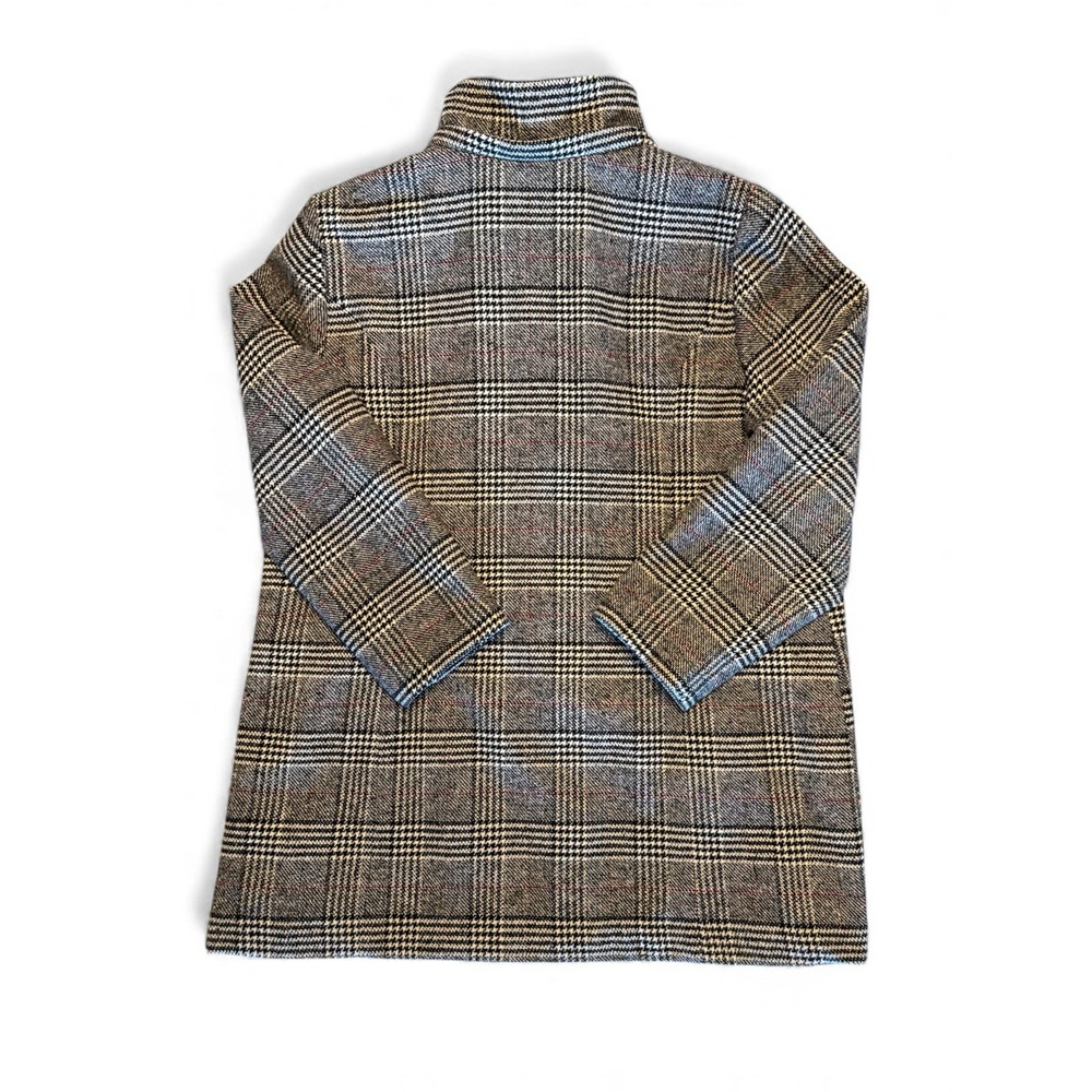 d.e.t.a.i.l.s INTL Women's Sz XXL Plaid Wool Blend Overcoat Lined Zip Pockets - Picture 3 of 14